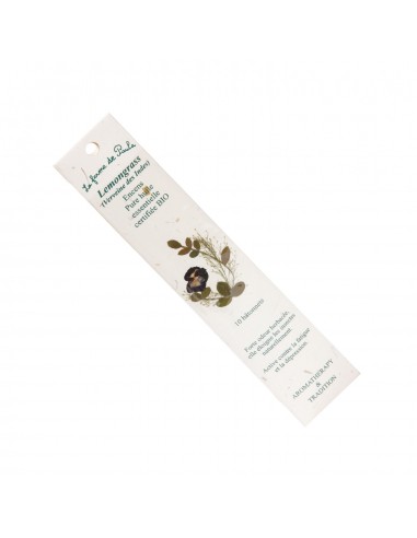 Incienso Natural de Lemongrass (Verbena India) Certificado BIO Blue
