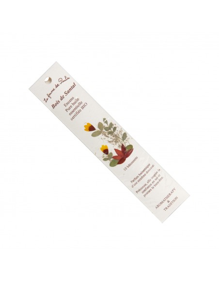 Incienso Natural de Sándalo Certificado BIO Blue